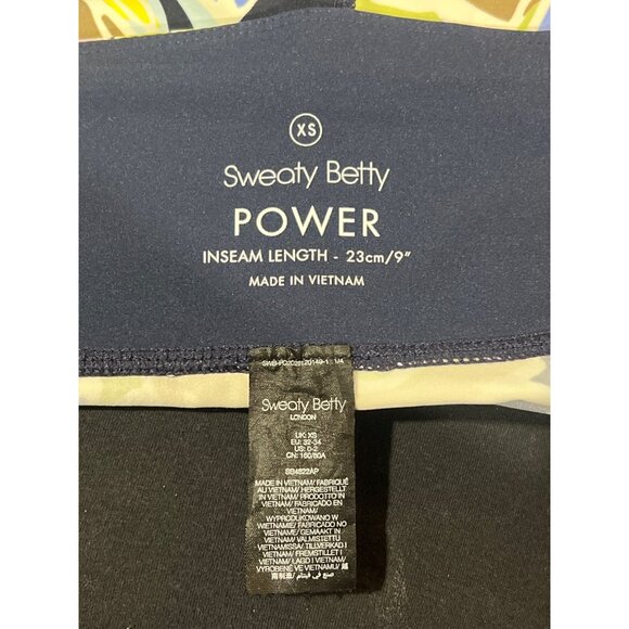 Sweaty Betty Power High-Waisted Printed Cycling Shorts XS - Picture 4 of 4